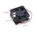 Upgraded Computer Case Cooling Fan 2 Wire Lead Server Inverter Pc Cpu Case Fan 60mm 60x 60x 25 Mm Silent Cooling Fan. 