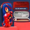 Unisex Kids Pencil Case Pen Box Stationery Bag 3D Printed Spiderman. 