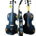 Cadensa violin German Made Antique black  05 years warranty 4/4 with case and bow free rosin CVA 100. 