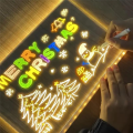 Erasable Note Board DIY Drawing Board Luminous Hand-Written Board Information Marking Board Ornaments Set. 