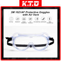 3M 1621AF Safety Goggles Anti Fog [Clear/ Transparent]. 