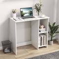VTEC FURNITURE Modern Home Office Computer Desk Study Writing Desk with Shelves. 