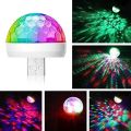 LED USB Mini Magic disco ball light car DJ Home Party USB socket LED Crystal Magic effect Ball Lamp DC 5V. 