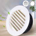 Exterior Wall Air Vent Grille Plastic Round Air Exhaust Vent Grille Ducting Encounter. 