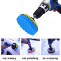 5PCS 3/4/5/6/7Inch Car Waxing Polishing Buffing Sponge Pad Kit For Auto Headlight Polisher Detailing Cleaning Washing Fininshing. 