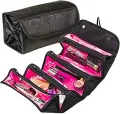 Roll N Go Fashionable Cosmetic Bag for Women , Perfect for Makeup, Fragrance, Deodorant, and Other Essential Cosmetic Items. 