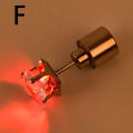 1Pc Party Charm LED Earring Light Up Crown Glowing Crystal Ear Drop Stud. 