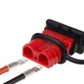2Pcs 6-10 Gauge Battery Quick Connector/Disconnect 50A 12-36V Battery Jumper Cable Plug Connector Kit Battery Quick Plug. 