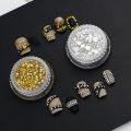 1 Bottle Nail Metal Rivets Punk Gold Silver Flat Bottom Nail Art Decorations 3D Metal Bead Or Nail Designs Manicure Charm. 