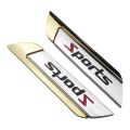 2pcs Sport VIP Turbo Metal Car Side Body Sticker Auto Rear Emblem Badge Decal. 