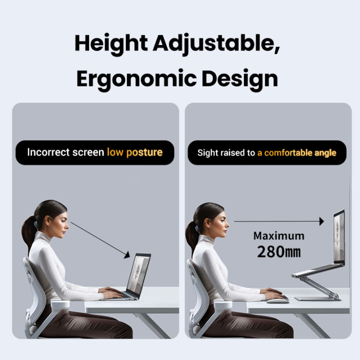UGREEN%20Adjustable%20Whirling%20Laptop%20Stand%20Holder%20Dock%20for%20Laptop%20iPad%20Air%20iPad%20Pro%20Macbook%20M1%20Surface%20-%20Image%207