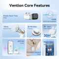 Vention LITE E11 Pro Bluetooth 6.0 ANC Earphone Wireless Earbuds Headset Smart Noise Canceling Sport Gaming Sweatproof Built-In Microphone Touch Control TWS ECHO LITE True Wireless Earbuds. 