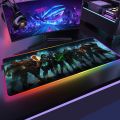 Gaming Valorant Pad Mouse Desk Mat Manga Carpet Keyboard and Table Pads Xxxl Setup Accessories Backlit Rgb Mats Rubber Led Pc Xl. 