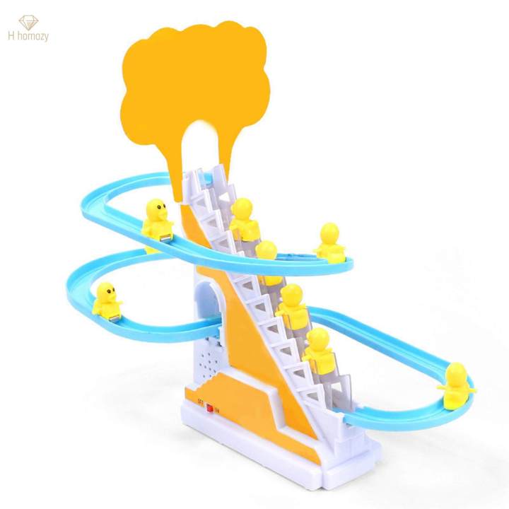 2x 3Pcs Roller Coaster Toy Accessories Slide Stairs Toy