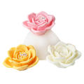 Cartoon Mini Ornament Novelty Soap Mould DIY Craft Molds Homemade Plaster Gift Blooming Peony Candle Mold Desktop Small Ornaments Decorative Gifts. 
