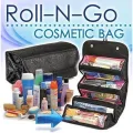 Roll N Go Fashionable Cosmetic Bag for Women , Perfect for Makeup, Fragrance, Deodorant, and Other Essential Cosmetic Items. 