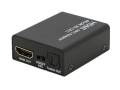 1x2 HDMI Splitter With Integrated Audio Extractor Support 2CH 5.1CH 4Kx2K 3D Optical SPDIF And R/L Output. 