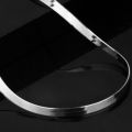 Plating Silver Flat Blade Snake Chain Necklaces For Men Women Short Paragraph Clavicle Chain. 
