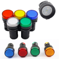 ANDELI LED Indicator Light 220V-240V 22mm Panel Mount LED Power Electronic Indicator Pilot Signal Light Lamp AD16-22. 