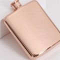 Rose Gold 6 Oz Stainless Steel Hip Flask Flask for Alcohol Bottle Liquor Bottle Groomsmen Gifts with Funnel. 