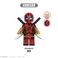 G0176 Marvel X-Men Wolverine Anime Building Blocks Deadpool Gambit Kimiko Action Figure Accessories Models Bricks Toys For Kids 8pcs/set. 