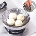 Durable Stainless Steel Folding Dish Steam Expandable Lotus Leaf Shape Steamer Plate Multi-Function Meat Steaming Tray Universal Pot Fit. 