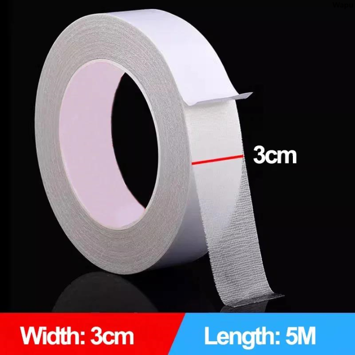 WapuAffordable5M%20High%20Viscosity%20Tapes%20Double%20Sided%20Cloth%20Base%20Grid%20Tapes%20Waterproof%20Traceless%20Carpet%20Adhesive%20Fiber%20Tape%20Strong%20Sticky%20Strips%20-%20Image%207