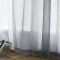 Sheer Curtains Living Room Rod Pocket Window Curtain Panels Bedroom Semi Sheer Voile Curtains White (55''Wx84''L,2 Panels). 