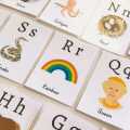 Alphabet Flashcards , English alphabet Flash card , Laminated learning materials. 