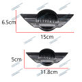 3D ABS For Mini Car Front Hood Bonnet Emblem Rear Tail Bumper Trunk Sticker Badge For R50 R52 R54 R53 R56 R58 R59 R60 F55 Cooper. 