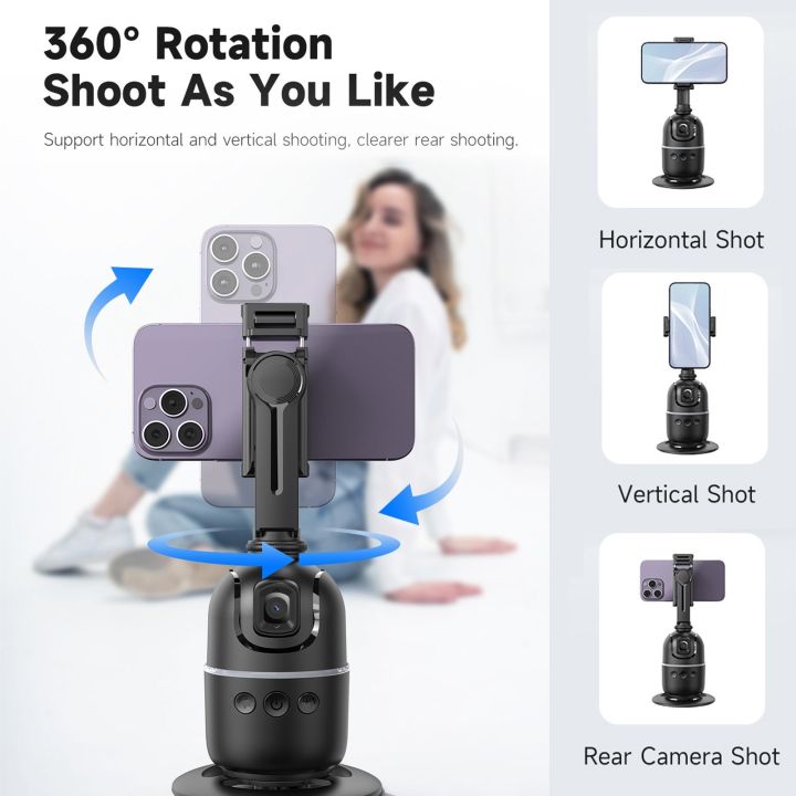 360%20Degrees%20Auto%20Face%20Tracking%20Gimbal%20Auto%20Tracking%20Phone%20Holder%20Smart%20Selfie%20Gimbal%20Stabilizer%20-%20Image%206