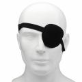 Aweisuan High Quality Pirate Eye Patch Unisex Black Single Eye Patch Eyepatch One Eye Washable Adjustable Concave Eye Patch Kid Pirate Cosplay Costume. 