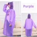 Adult Child Men Women Hooded Raincoat EVA Rain Clothes Covers Waterproof Rain Coat Transparent Camping Waterproof Rainwear Suit. 