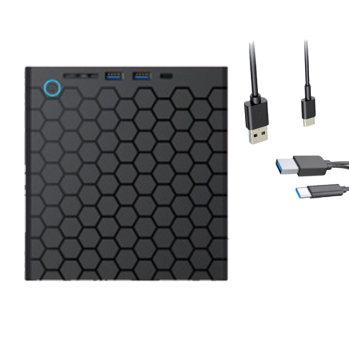 Usb 8mb USB 3.0 Type C External CD DVD RW Drive 8MB DVD Writer Black Plastic ...