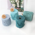 Plaster Flip Sugar Mold Desktop Ornaments Soap Resin Plaster Making Set DIY Handmade Aromatherapy Plaster Mould Lily Of The Valley Pillar Silicone Candle Mold. 