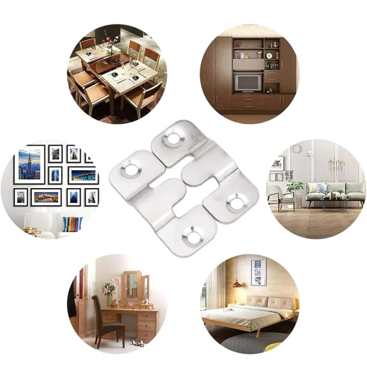 2PCS%20Heavy%20Duty%20Picture%20Frame%20Hooks%20Wall%20Hanger%20Steel%20Interlock%20Bracket%20Joint%20Bed%20Corner%20Hanging%20Hook%20Furniture%20Hardware%20-%20Image%204
