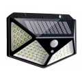 100 LED Four-sided Solar Power PIR Motion Sensor Wall Light Outdoor Lamp Waterproof Lights Home Garden Emergency Lamp. 