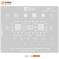 AMAOE SAM1-15 BGA Reballing Stencil for Samsung A12 A70 A71 S5 S6 S7 S20 Note 20 Exynos CPU IC Tin Net Repair Universal Set. 