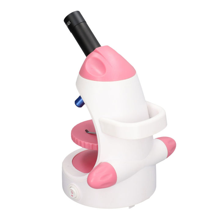 Microscope, 360° Rotated Optical Microscope Easy Storage 3 Hole ...