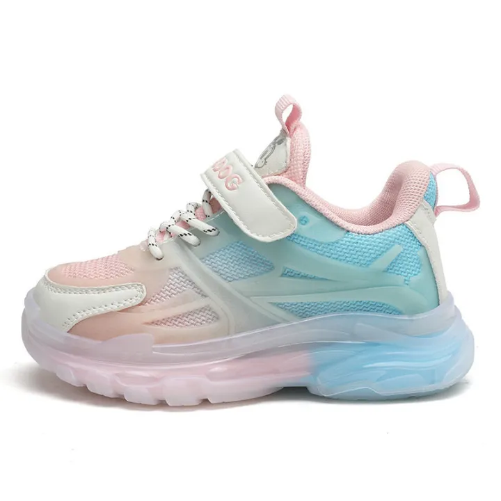 Bobdog%20Children's%20Shoes%20Boys%20Running%20Shoes%20Spring%20and%20Autumn%20New%20Children's%20Soft%20Bottom%20Breathable%20Versatile%20Female%20Luminous%20Shoes%20Dad%20Shoes%20-%20Image%202