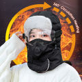 Outtobe 5 IN 1 Winter Hats Plush Lining Warm Scarf Winter Warm Hat Thick Hat Full Face Protective Hats Breathable Mask Riding Goggles for Storm Cold Winter Climbing Skiing Cycling Hiking. 