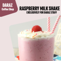 Raspberry Milk Shake. 