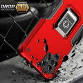 Keysion shockproof armor case for Samsung M53 5G M51 M32 M31 m30s M21 ring stand phone back cover for Galaxy A22 A12 A42 a22s 5g. 