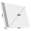 LeiyanLuxury A3/A4/A5 Three Level Dimmable Led Light Pad Drawing Board Pad Tracing Light Box Eye Protection Easier for Diamond Painting. 