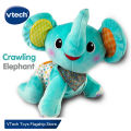 VTech Crawl with me Elephant Plush Toys Baby Crawling Toys 6 months 9 months 1 year Plush Crawling Elephant can crawl itself Music Toys Plush Toys Early Learning Toys Toddler Toys Boys and Girls. 