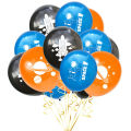 10pcs 12inch Outer Space Astronaut Balloons Blue Latex Ballons Confetti Baloon Galaxy Theme Kids Birthday Decoration. 