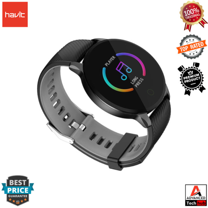 Genuine%20Havit%20H1113A%20Smartwatch%20Exercise%20Modes%20Heart%20Rate%20Blood%20Oxygen%20Blood%20Pressure%20Magnetic%20Suction%20Charging%201.3"%20Touch%20Screen%20IP67%20Water%20Resistant%20%20Android%20&%20IOS%20-%20Image%204