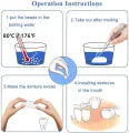 Resin Tooth Repair Glue Shapeable Teeth Gaps Filling Solid Glue Temporary Teeth Repair Falseteeth Glue Safety Dental Supplies 10g. 