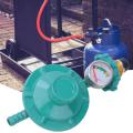 Gas Tank Pressure Regulator Household Liquefied Gas Pressure Reducing Valve (With Gauge) Gas Tank. 