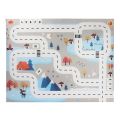 City Game Baby Carpet Roadmap Mat Play Playing Mat Baby Map Lot Traffic Car Traffic Signs Mat City Parking Climbing Road(Cement Truck). 